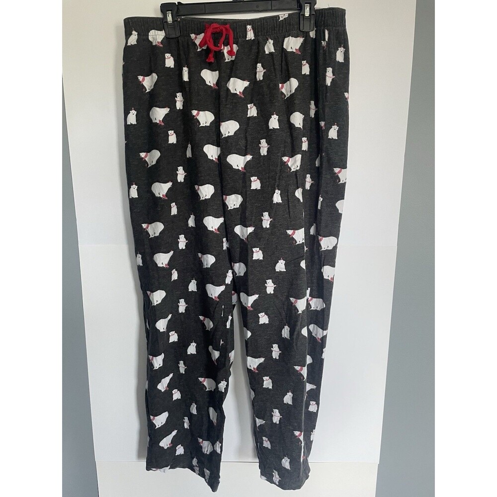 Christmas Themed Polar Bear Pajama Pants Size Large